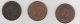 Grande Bretagne Monnaies   LOT 3  Pieces Set 3 Coins  One Penny 1903, 1964, 1966 - Sammlungen