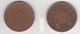 Grande Bretagne Monnaies   LOT 2  Pieces Set 2 Coins  One Penny 1998 Et 1999 - Collections