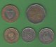 Bahrein Bahrain   Très Jolie Lot  5 Pieces Set 5 Coins 500, 100, 50, 25, 10 Fils - Bahreïn