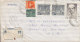 India Airmail Registered Recommandé Einschreiben CHRISTIAN MEDICAL COLLEGE 1966 Cover Brief To United States (2 Scans) - Airmail