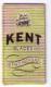 LAMETTA DA BARBA - KENT BLADES - ANNO 1950 - Razor Blades