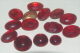 LOT De PIERRES PIERRERIES En VERRE Pour CREATION BIJOU ROUGE RUBIS à FACETTES - Perles