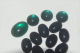 LOT De PIERRES PIERRERIES En VERRE Pour CREATION BIJOU VERT Et NOIR JAIS - Perlas