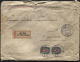 RUSSIA - Registered + Insured Cover ST PETERSBOURG To Belgium (Tournai) 1901 - Some Defaults - Chargé Assuré(444) - Storia Postale