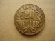 DOA  1916 EMERGENCY TABORA COINS 20 HELLER BRASS TYPE B - B . - German East Africa