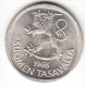 FINLANDIA 1966 1 MARKKA  DE PLATA.  .PESO 7 GRAMOS(LEY 900/1000) NUEVA SIN CIRCULAR.CN 4078 - Finlandia