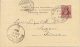 1899 Ganzsache Gelaufen In Die Schweiz - Entiers Postaux