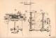 Original Patentschrift - M. Berger In Cainsdorf I.S., 1901 , Muschel - Schneidmaschine , Zwickau !!! - Maschinen