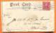 1904 - MANILA  - Native Junks , Old Canal ,PC Franked In NEW YORK . USA Stamp.ed. SUNDAY AMERICAN JOURNAL. Philippines - Filipinas