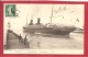 N°Y&T 137 LE HAVRE (TRANSATLANTIQUE LA LORRAINE)  Vers   PARIS Le    1909  (2 SCANS) - Poste Maritime