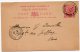 SINGAPOUR (STRAITS SETTLEMENTS)  ENTIER POSTAL DEPART SINGAPORE  SP 24 1900 ARRIVEE PARIS 22 OCT 1900 - Singapour (1959-...)