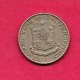 PHILIPPINES 1958 Coin 25 Centavos Nickel Brass Km 189.1 - Filippijnen
