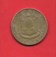 PHILIPPINES 1960 Circulated Coin 25 Centavos Nickel Brass Km 189.1 - Philippines