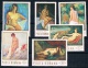 Delcampe - Rumänien Romana 3 Blocks ** 11 Briefmarken **  1x°, Gemälde Akt Aktmalerei - Desnudos