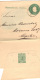 ARGENTINE Entier Memorandum Postal 1900 Al Gran Pueblo Brasileno SALUD - Illustré - Lettres & Documents