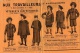 PUBLICITE Pour CONFECTION MODE HOMME OUVRIER HIVER 1903  Grands Magasins " AUX TRAVAILLEURS " 54 TOUL - Patrones