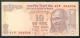 India, Indien, Wrong Cut Error Banknote, Fehlschnitt,10 Rupees, P. 95, Sign. 90, 2013, UNC ! - Inde