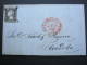 1850, 6 Crt. Auf Brief  Aus Malaga - Lettres & Documents