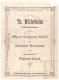 Uralte Rechnung 1894 - Specialgeschäft Th. Müllerheim In Neubrandenburg , Seide , Putzartikel , Mecklenburg !! - 1800 – 1899