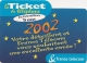 Ticket PR101 -  NEUF   -    VOEUX  2002      -      Echantillon 5mn  -  Spécimen  RARE  !!!! - FT