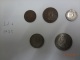 Cyprus 1955 5 Coins Set Used Lot 6 - Cyprus