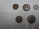 Cyprus 1955 5 Coins Set Used Lot 9 - Zypern