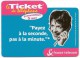 Ticket PR121   -   NEUF  -   Payez  à  La  Seconde   -   Echantillon 5mn  -  SPECIMEN  RARE - FT Tickets