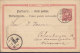 Reichspost Postal Stationery Ganzsache Privat HERMANN LÜDERS, LÜBECK (Swedish Text) 1890 Denmark (2 Scans) - Cartes Postales