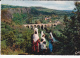 NORMANDIE Viaduc Et Rochers Des Parcs à Clécy, Groupe Folklorique De Pont D'Ouilly (14), Cauchoises, Blaudes Et Coëffes - Costumes