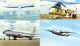 Carnet Complet De 10 Cartes - Aviation - URSS - Aerofloat -  CCCP- Avions - Planes -Hydroplane -  Hélicoptere- Turbojet - Pittsburgh