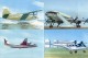 Carnet Complet De 10 Cartes - Aviation - URSS - Aerofloat -  CCCP- Avions - Planes -Hydroplane -  Hélicoptere- Turbojet - Pittsburgh