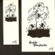 5k. Sihouetee - Scissor-type - Gnome Herzliche Pfingstgrusse - Original Scherenschnitt V. Paul Schrempel - Selbstverlag - Silhouettes