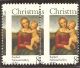 1973 Christmas ** Paire Piquage A Cheval  (1507) - Errors, Freaks & Oddities (EFOs)