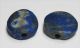 2 OLD COLLECTIBLE AFGHAN LAPIS LAZULI BEADS .....406E - Otros & Sin Clasificación