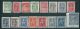 Greece 1912-13 Lemnos Black Overprint Signed Set &#924;&#919;/Used C0038 - Unused Stamps
