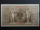 1910 N - 21 Avril 1910 - Billet 1000 Mark - Allemagne - Série N : N° 2104362 N - ReichsBanknote Deutschland Germany - 1000 Mark