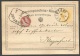 Brzezany (Galizien, Heute Berezhany In Ukraïne) Auf Correspondenz-Karte 2 Kr. Gelb Aus 1876, Nach Klagenfurt - Autres & Non Classés
