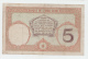 New Caledonia Noumea 5 Francs 1926 "F+" P 36b 36 B - Nouvelle-Calédonie 1873-1985