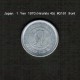 JAPAN    1  YEN  1970  (HIROHITO 45---SHOWA PERIOD)  (Y # 74) - Japan