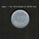 JAPAN    1  YEN  1972  (HIROHITO 47---SHOWA PERIOD)  (Y # 74) - Japan