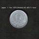 JAPAN    1  YEN  1975  (HIROHITO 50---SHOWA PERIOD)  (Y # 74) - Japan