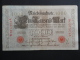 1910 A - 21 Avril 1910 - Billet 1000 Mark - Allemagne - Série A : N° 5077978 A - ReichsBanknote Deutschland Germany - 1.000 Mark