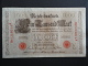 1910 A - 21 Avril 1910 - Billet 1000 Mark - Allemagne - Série A : N° 5318014 A - ReichsBanknote Deutschland Germany - 1000 Mark