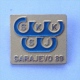 Badge Pin ZN000458 - Ice Skating Yugoslavia Bosnia Sarajevo World Championships Junior 1989 - Eiskunstlauf