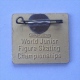 Badge Pin ZN000458 - Ice Skating Yugoslavia Bosnia Sarajevo World Championships Junior 1989 - Skating (Figure)