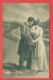 136095 / TRAIN RAILWAY BRIDGE  COUPLE Man Homme Mann &amp; Woman Femme Frau - Publ. R&amp;K. L. 4750/3 - Eisenbahnen