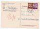 Entier Postal 8 Pf Sur " Postkarte " + Timbre 7 Pf 1963 - Deutsche Bundespost - RFA - Postcards - Used