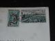 LETTRE MADAGASCAR AVEC YT 357 ET PA 79 - HAPALEMUR GRIS LEMURIEN - CHAMP DE TABAC AGRICULTURE - - Madagascar (1960-...)