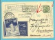 Publibel 290 Met Stempel BRUXELLES Naar Amsterdam (Nederland) "potlood T10" (taxe) , Stempel REFUSE/GEWEIGERD + RETOUR.. - Werbepostkarten