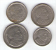 ARGENTINA SERIE 4 MONETE 1952 - 1956 - Argentinië